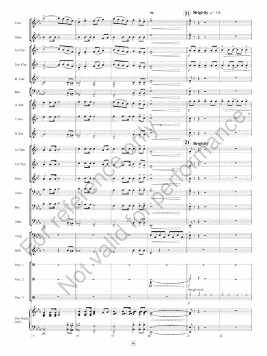 Missa Festi Concert Band scores gallery preview page 7