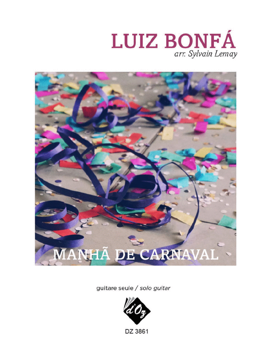 Manhã de Carnaval Classical Guitar scores gallery preview page 1