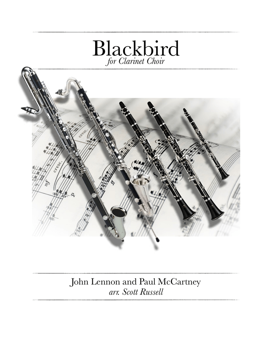 Blackbird Clarinet Choir scores gallery preview page 1