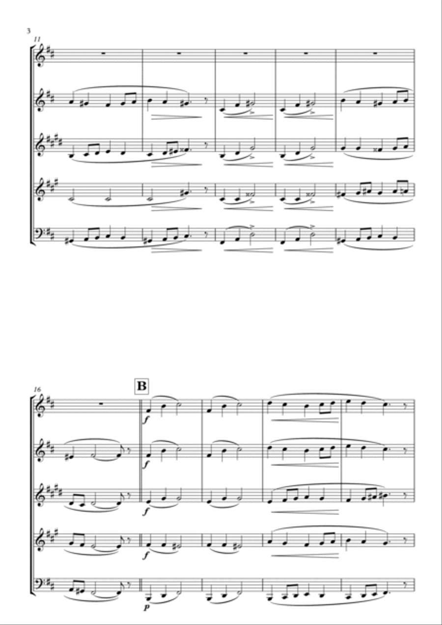 20 Wind Quintets Woodwind Quintet scores gallery preview page 6