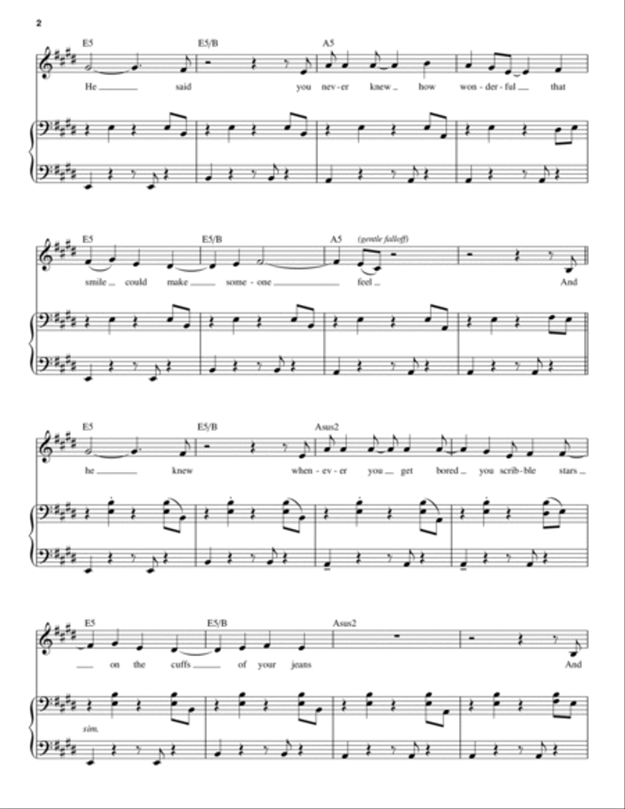 If I Could Tell Her (from Dear Evan Hansen) Voice scores gallery preview page 2