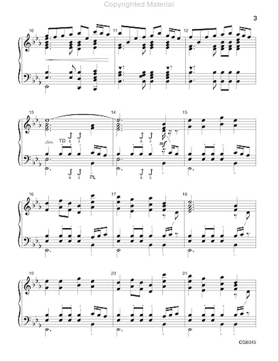 Tyrolese Carol Handbell Choir scores gallery preview page 3