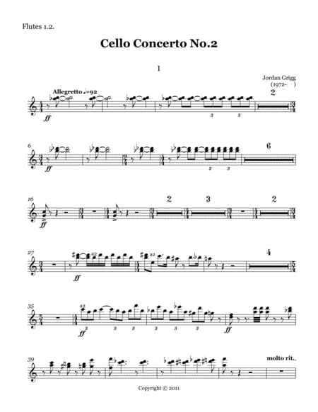 Cello Concerto No.2 Parts1