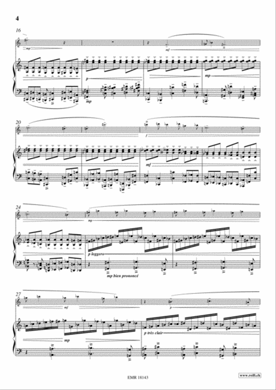 Sonate Pastorale English Horn scores gallery preview page 4