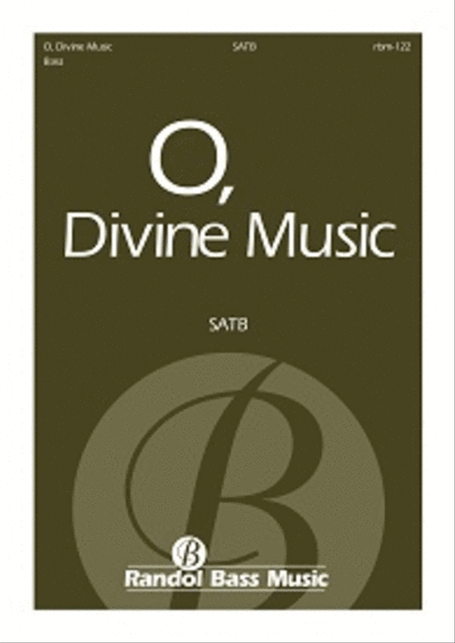 O, Divine Music (Choral Score) 4-Part scores gallery preview page 1