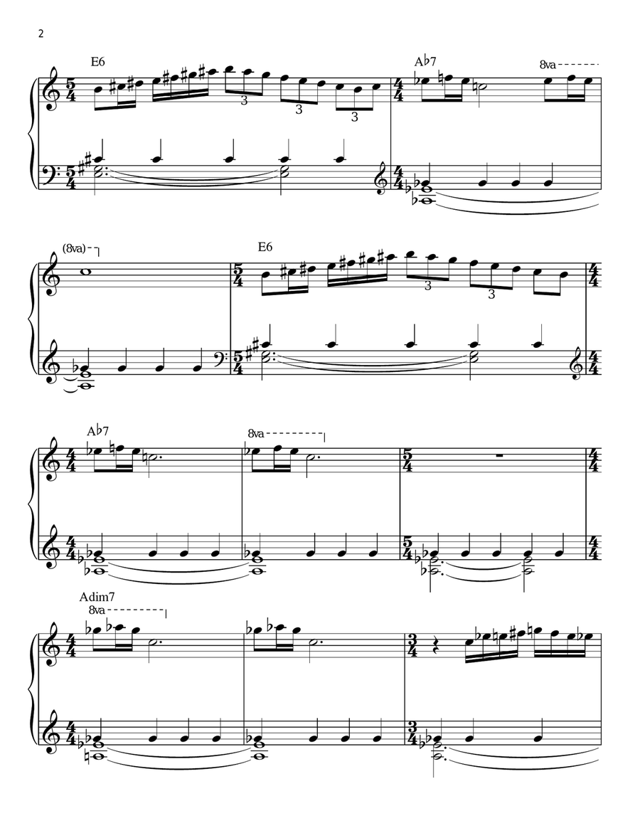 Planetarium Easy Piano scores gallery preview page 2