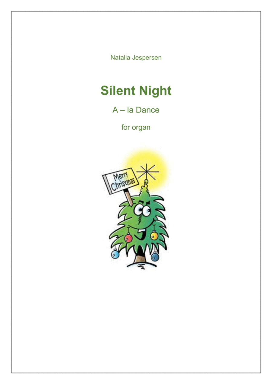 Silent Night a - la Dance Organ Solo scores gallery preview page 1