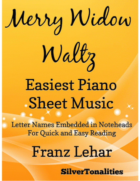 Merry Widow Waltz Easiest Piano Sheet Music
