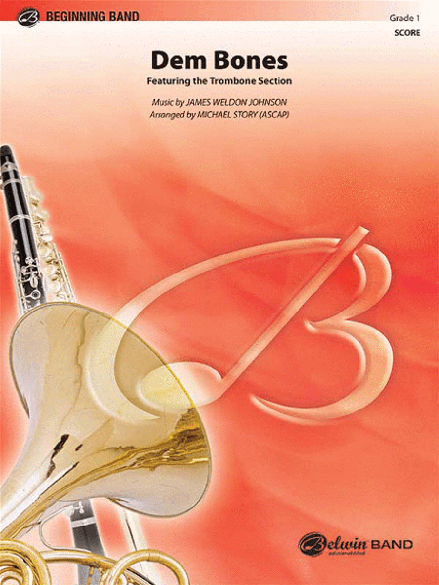 Dem Bones Concert Band scores gallery preview page 1