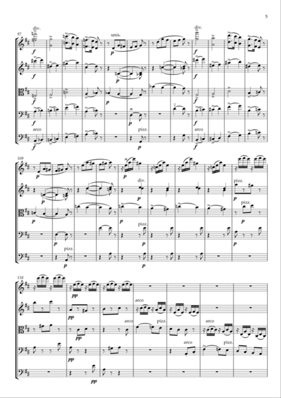 February: Carnival String Orchestra scores gallery preview page 5