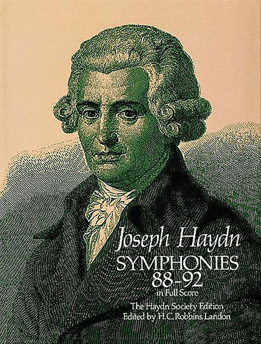 Symphonies 88-92 in Full Score -- The Haydn Society Edition Full Orchestra scores gallery preview page 1
