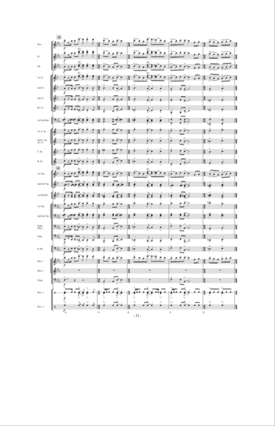 Nightflight Concert Band scores gallery preview page 30