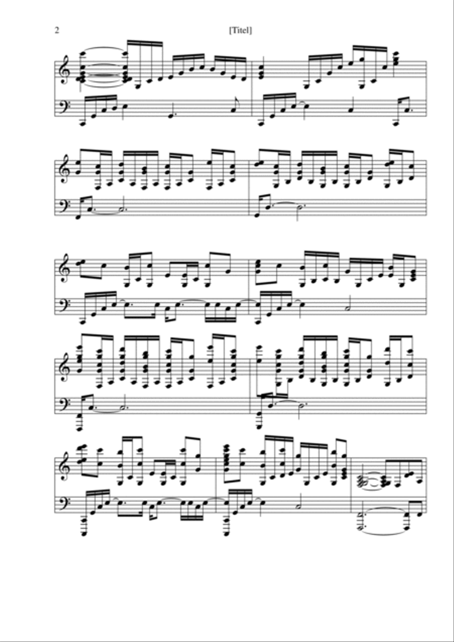 Zephyr's Letter (Zephyr the West Wind [OBST] Preview) Piano Solo scores gallery preview page 2