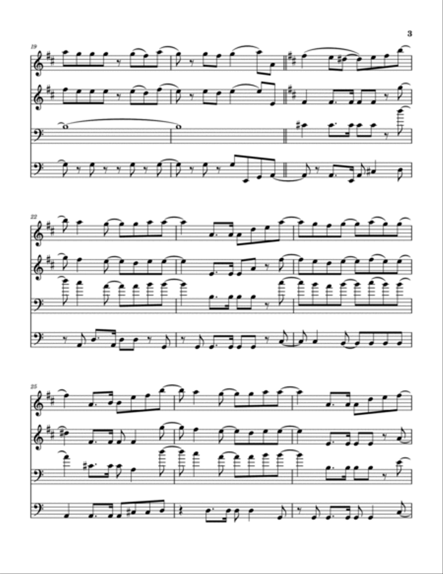 Human Brass Quartet scores gallery preview page 4
