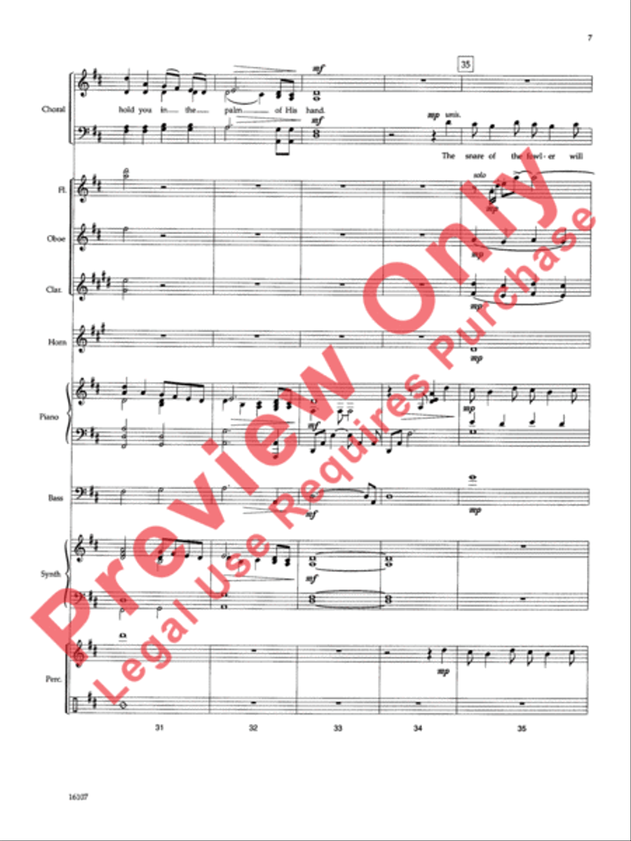 On Eagle's Wings On Eagle's Wings Choir scores gallery preview page 8