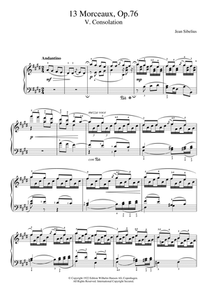 13 Morceaux, Op.76 - V. Consolation