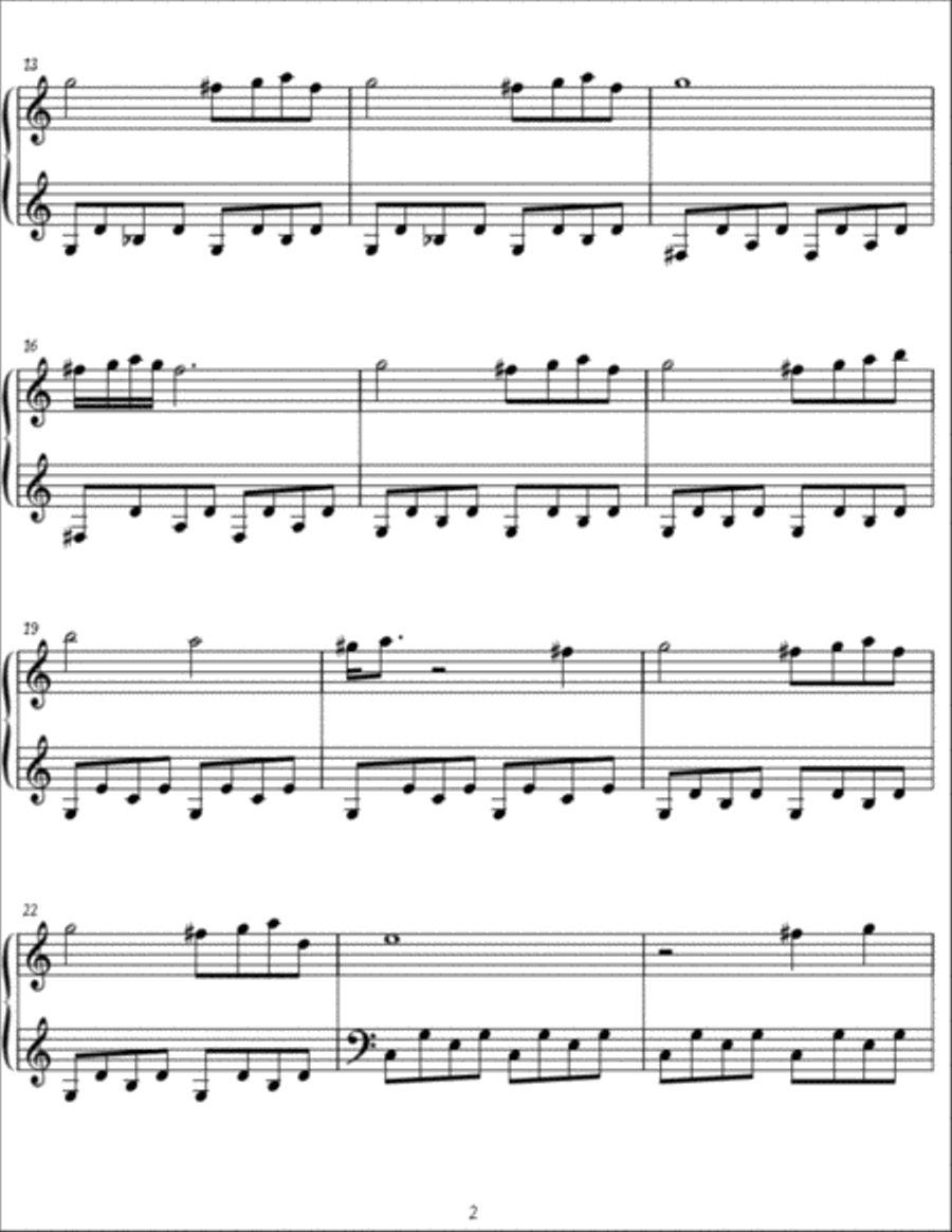 Nocturne No. 2 (Midnight Feline) Piano Solo scores gallery preview page 2