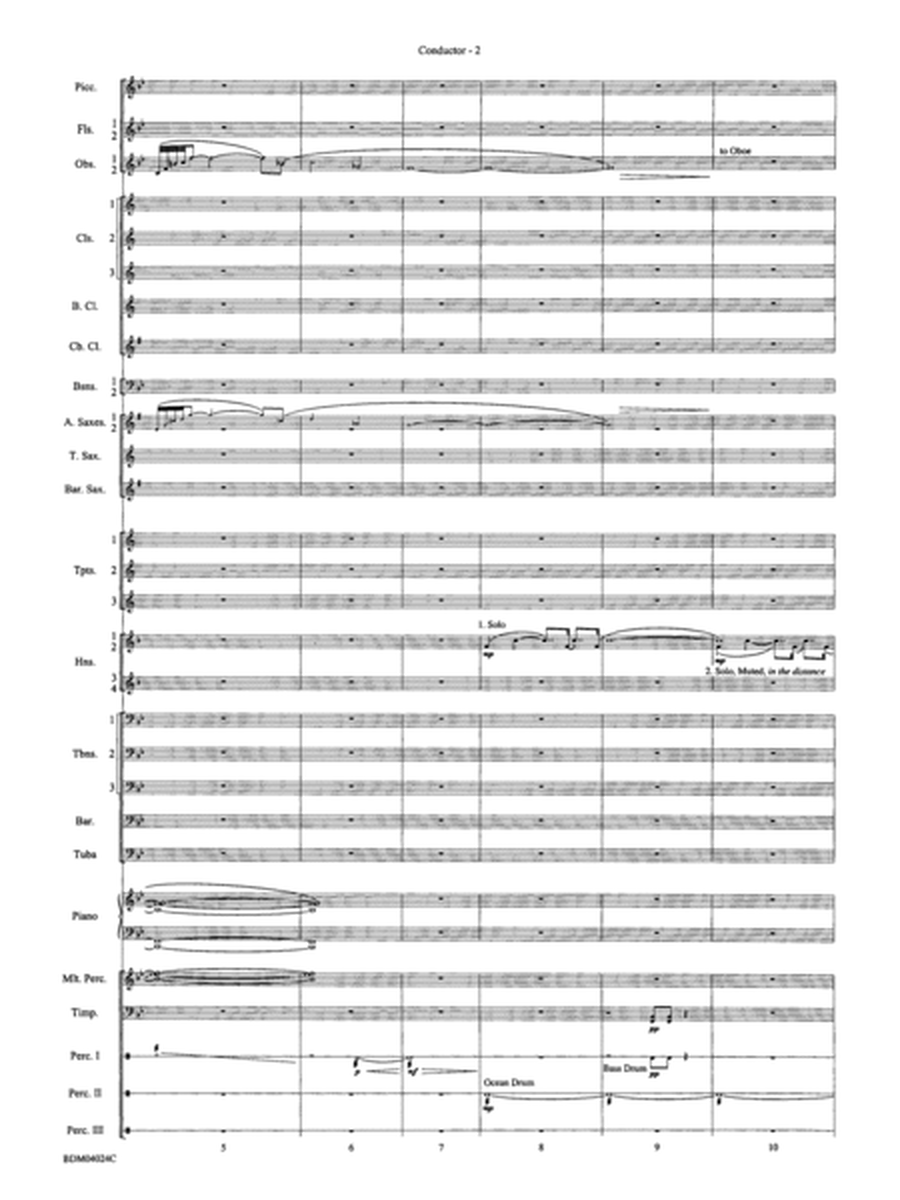 Ithaca (from The Odyssey (Symphony No. 2)): Score
