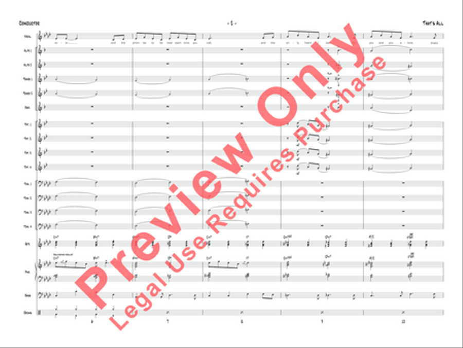 That's All Jazz Ensemble scores gallery preview page 3