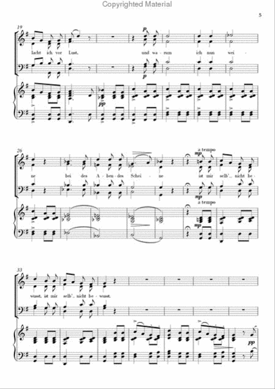Schubert-Lieder - ClassiChor I , Neun Lieder von Franz Schubert 4-Part scores gallery preview page 4