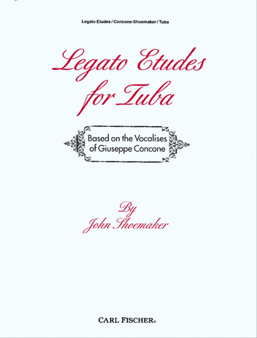 Legato Etudes For Tuba Legato Etudes For Tuba Tuba scores gallery preview page 1