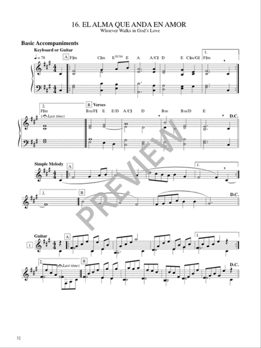 Christe Lux mundi - Instrument edition Guitar scores gallery preview page 34