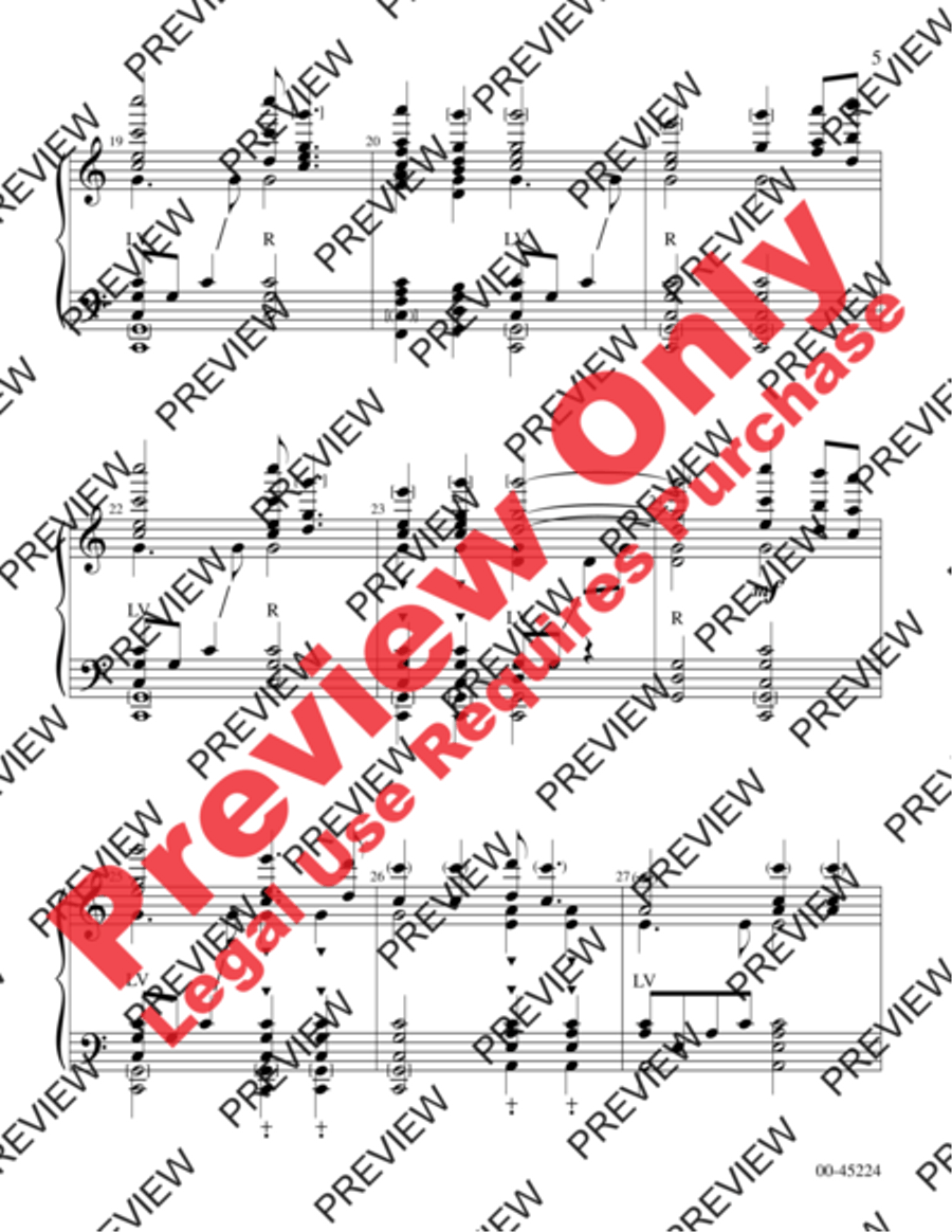 Hark! I Hear the Harps Eternal Handbell Choir scores gallery preview page 5