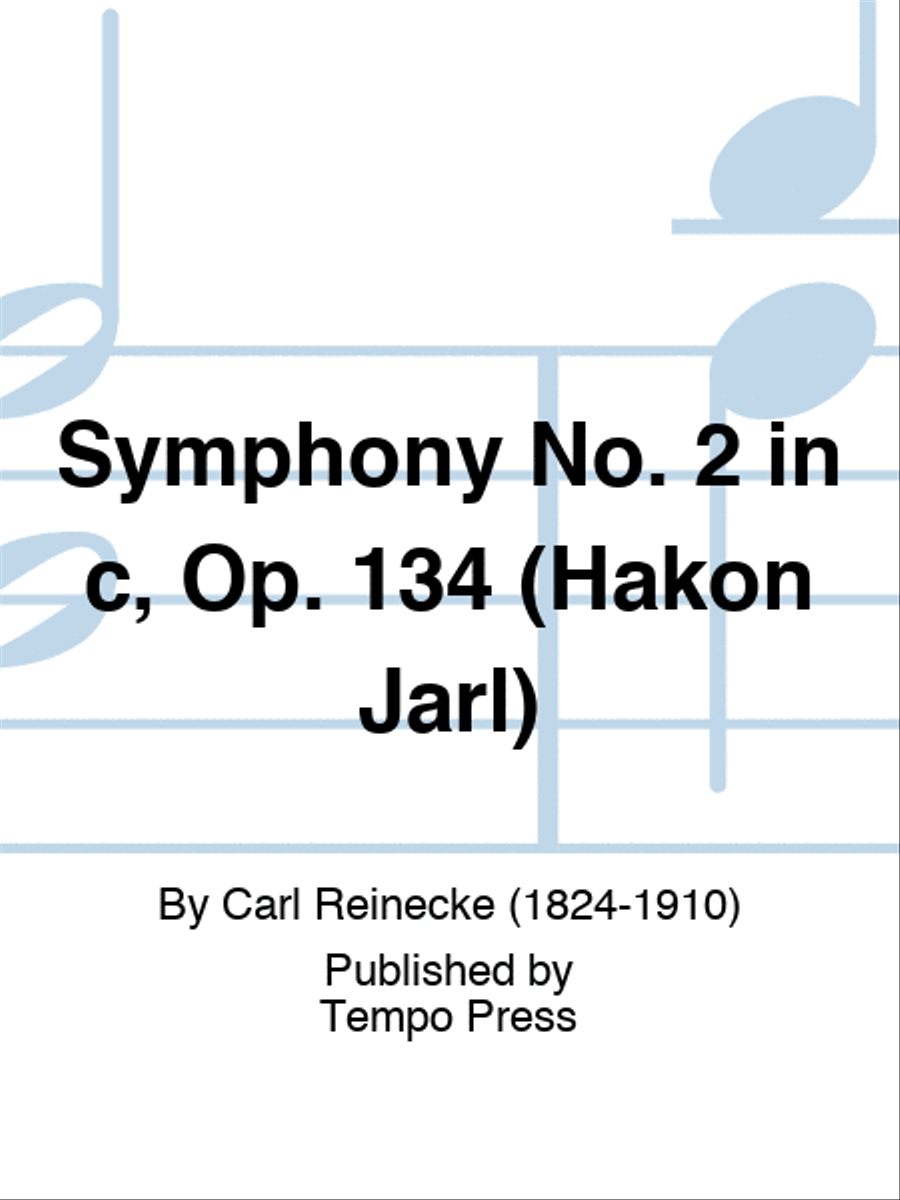 Symphony No. 2 in c, Op. 134 (Hakon Jarl) Orchestra scores gallery preview page 1