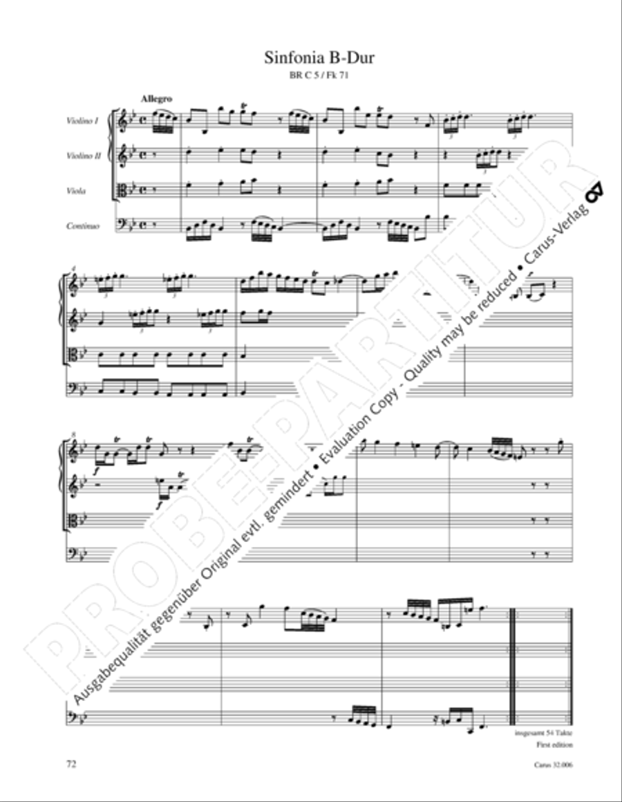 Gesamtausgabe Band 6 (Orchestermusik III: Sinfonien) Orchestra scores gallery preview page 89