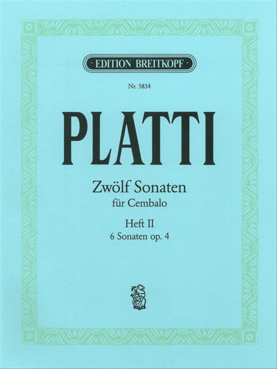 12 Sonatas Piano Solo scores gallery preview page 1