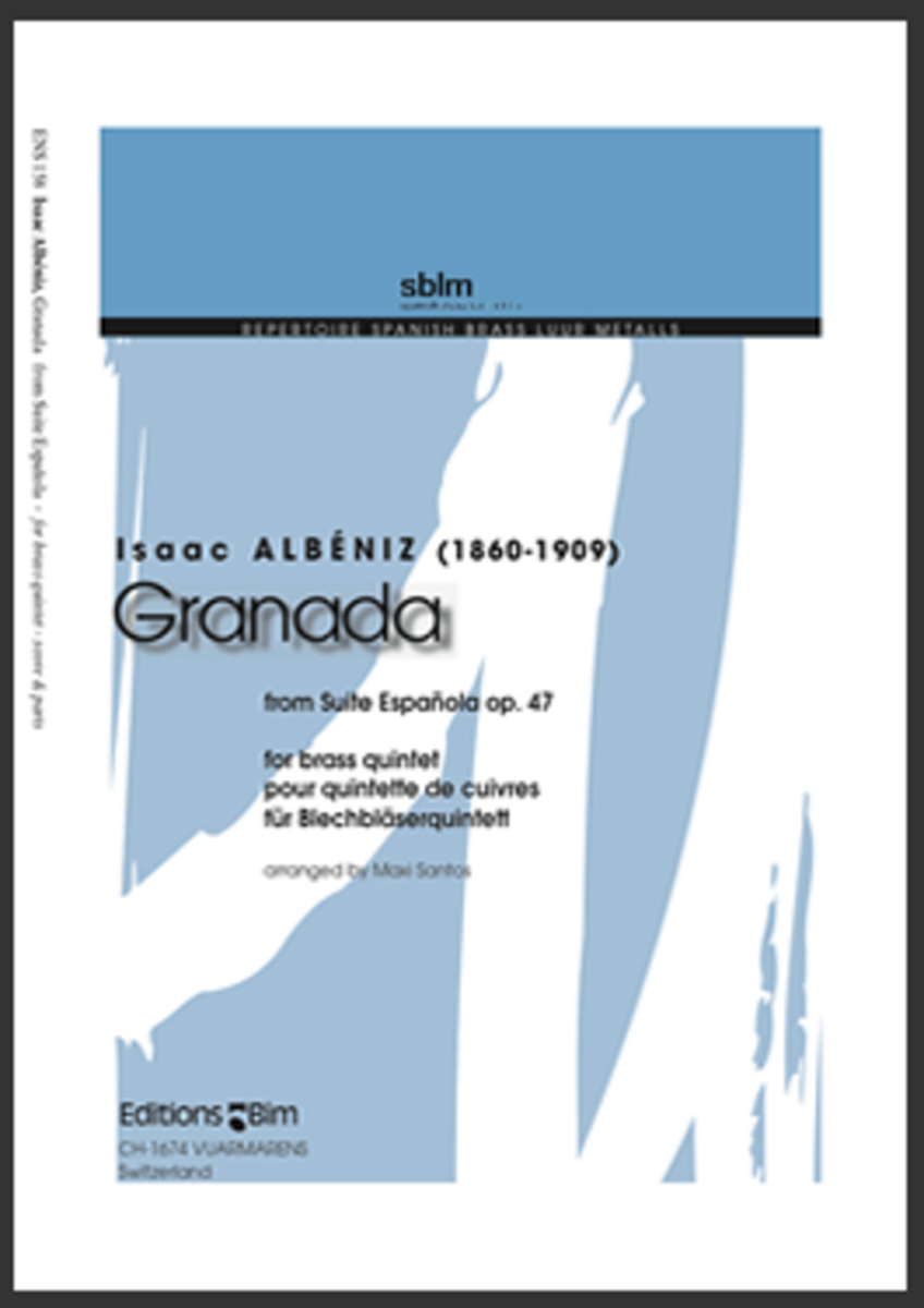 Granada from Suite Española op. 47 image number null
