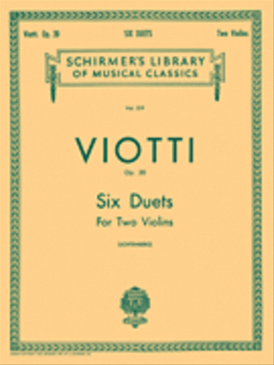 6 Duets, Op. 20 String Duet - Sheet Music