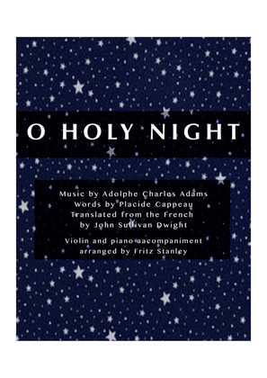 Book cover for O Holy Night - Violin and Piano Accompaniment
