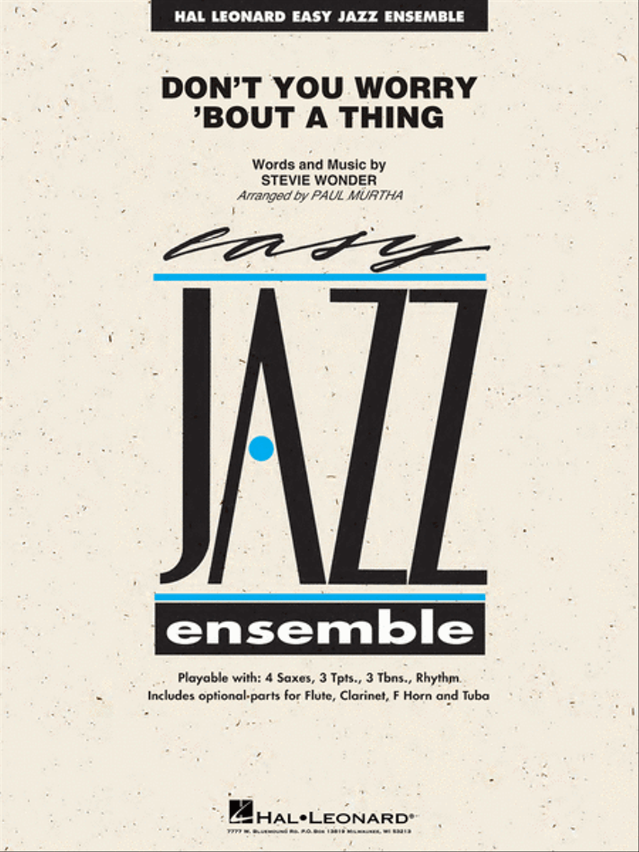 Don't You Worry 'Bout a Thing Jazz Ensemble scores gallery preview page 1
