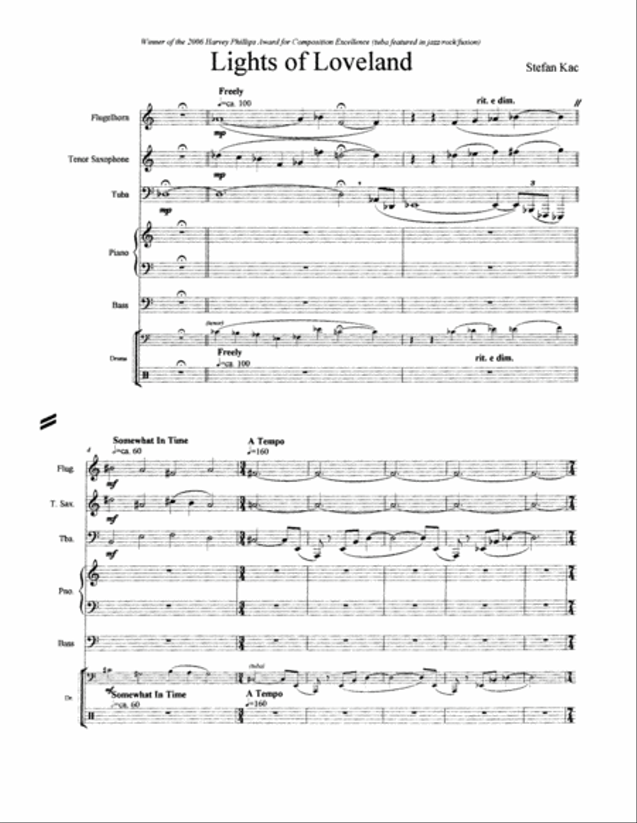 Lights of Loveland Lights of Loveland Tenor Saxophone scores gallery preview page 2