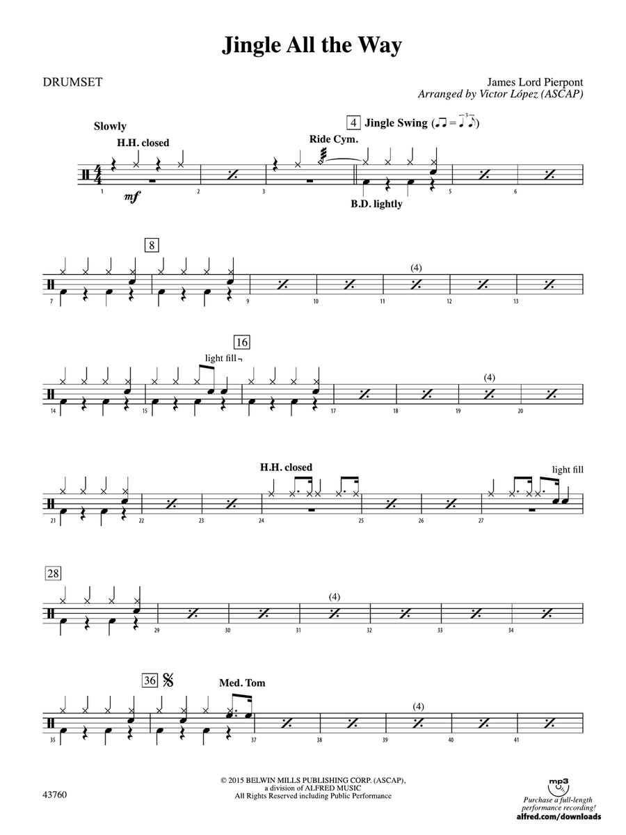 Jingle All the Way: Drums