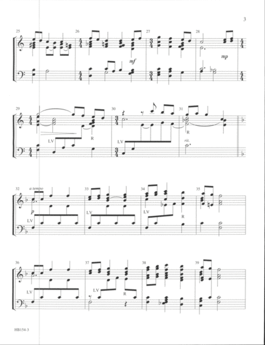 Infant Holy, Infant Lowly - Kinyon 3-Octaves scores gallery preview page 4