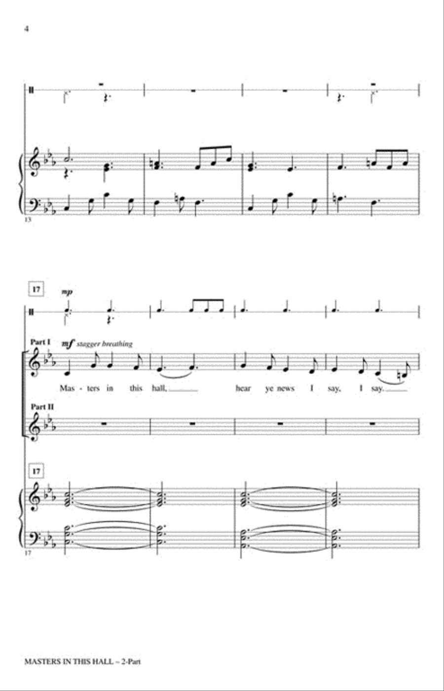 Masters in This Hall 2-Part scores gallery preview page 3