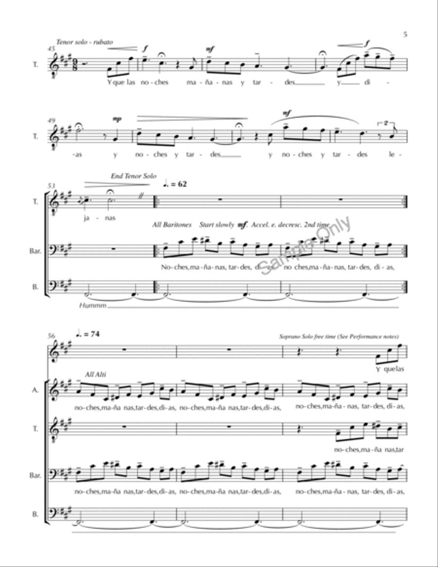 Distancia Distancia SSAATB scores gallery preview page 5