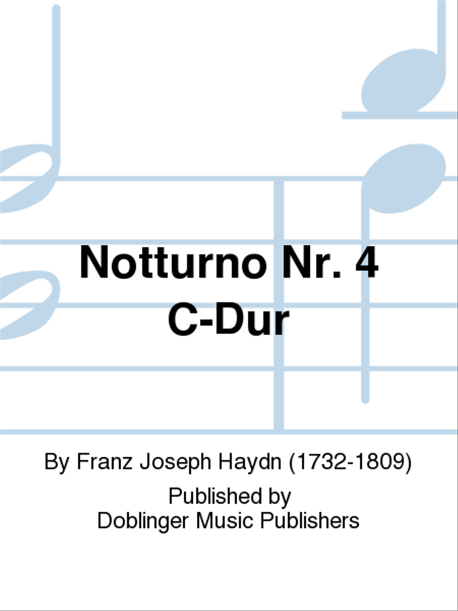 Notturno Nr. 4 C-Dur Flute scores gallery preview page 1