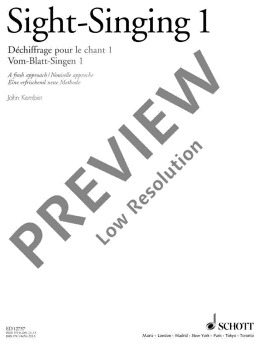 Sight-Singing 1 Voice scores gallery preview page 2