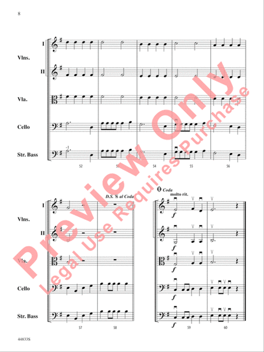 Our Heroes String Orchestra scores gallery preview page 9