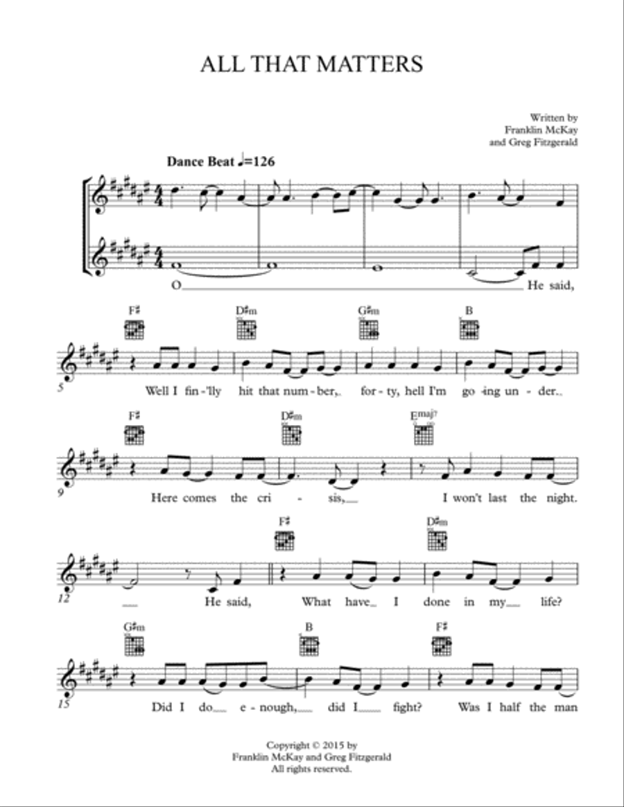 All That Matters Voice scores gallery preview page 1