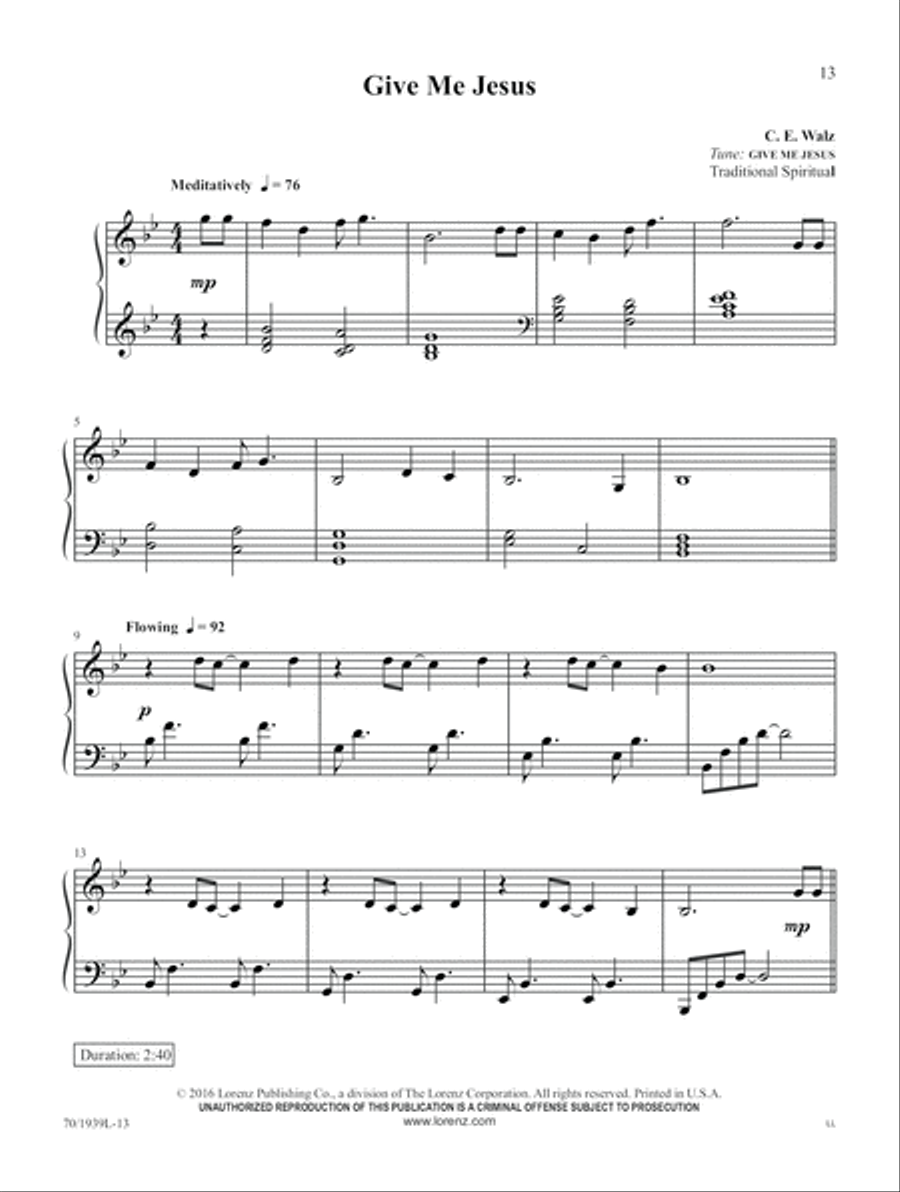 Lord of My Heart Piano Solo scores gallery preview page 10