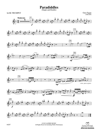 Paradiddles: 1st B-flat Trumpet