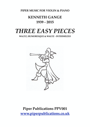GANGE THREE EASY PIECES for violin & piano