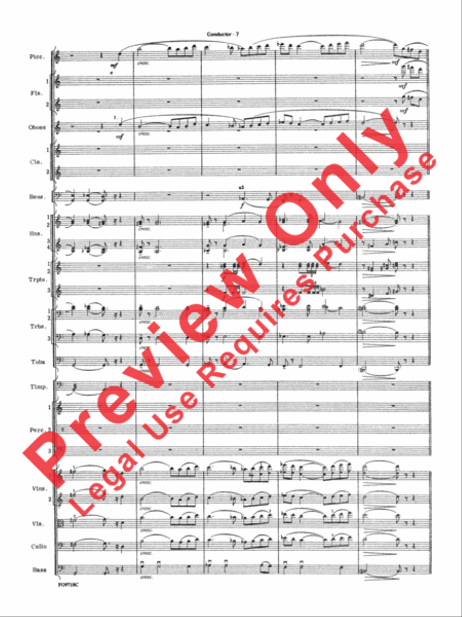 The Empire Strikes Back Medley Full Orchestra scores gallery preview page 38