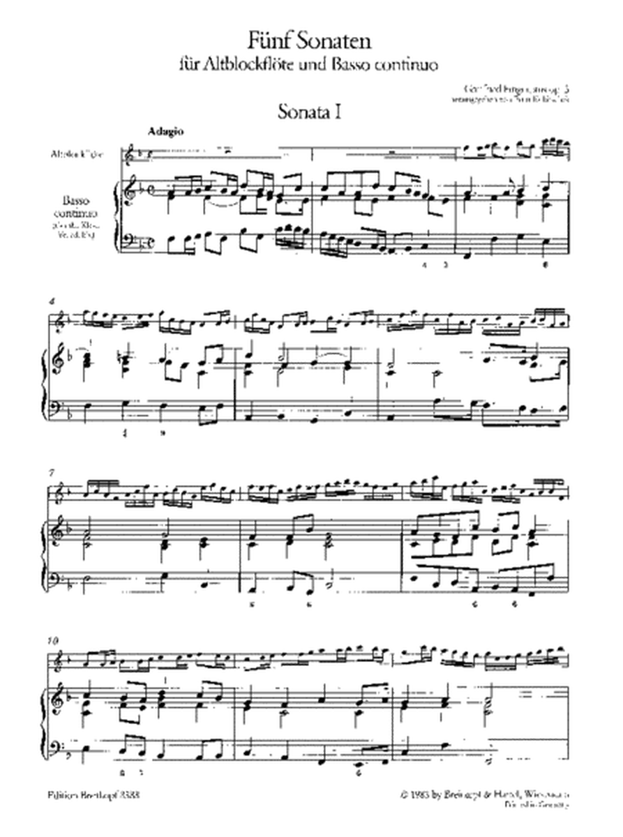 5 Sonatas from Op. 3