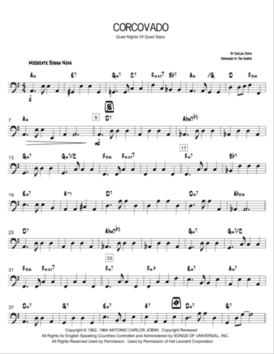 Quiet Nights Of Quiet Stars (Corcovado) Jazz Ensemble scores gallery preview page 4