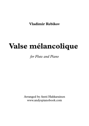Book cover for Valse Melancolique - Flute & Piano